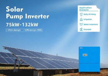 Inversor de bomba solar de 132kW para irrigação de grandes áreas agrícolas