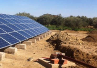 Sistema de bomba solar de 7,5kw em Marrocos
