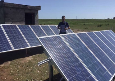 1.5kw sistema de bomba solar em Xining, Qinghai 