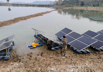 100 conjuntos de sistema de aeração solar foram instalados e usados com sucesso em Jiangxi 
