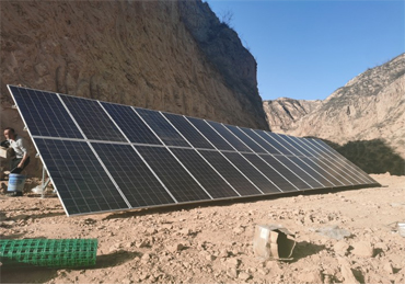 7.sistema de bomba solar de 5kw na cidade de yulin, província de shaanxi
