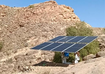 Sistema de bomba solar de 7,5kW no Paquistão